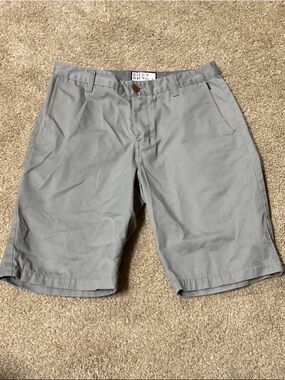 Billabong Men's Light Gray Flat Front Shorts